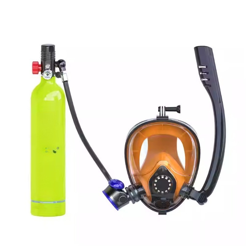 Freediving Mask Set - Conjunto completo de mergulho com máscara,