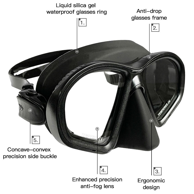 Máscara de Mergulho de Baixa C - Freediving Mask Set avaliação e preço
