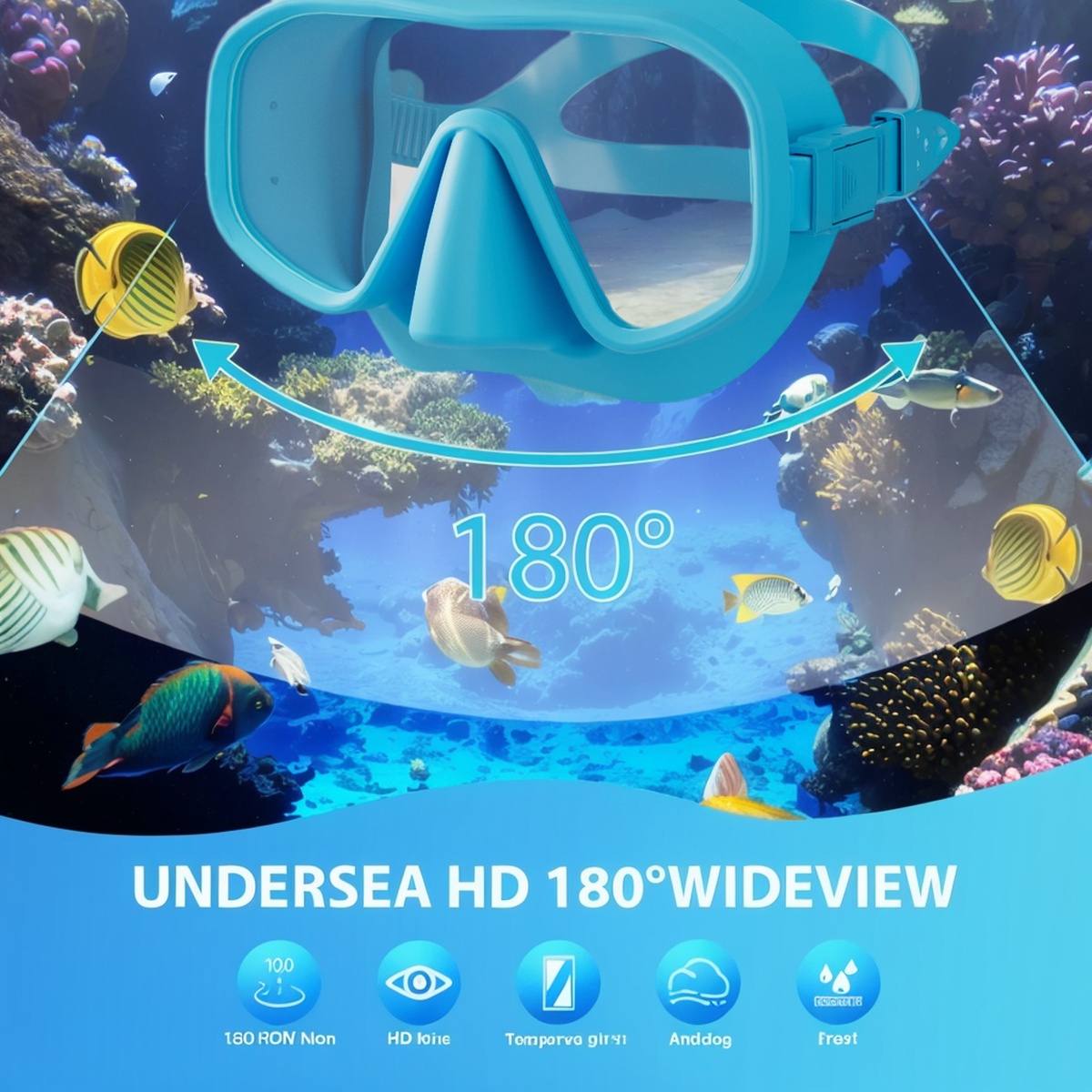 Máscara de mergulho profission - Freediving Mask Set avaliação e preço