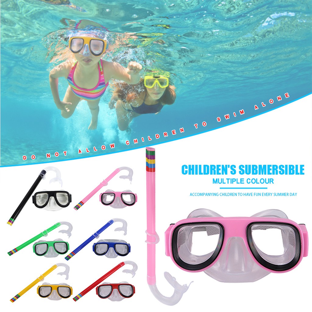 Verão crianças óculos de mergu - Freediving Mask Set avaliação e preço